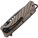 Fenris-Arms Freedom Linerlock Tan Folding Stainless Pocket Knife FREE006