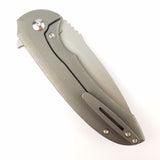 Ferrum Forge Knife Works Allurus Pocket Knife CF & Titanium Folding 20CV 011CF