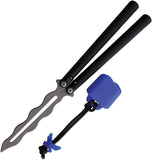 Flytanium Talisong Z Balisong Trainer Aluminum AEB-L Butterfly Knife 0875