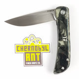 Finch Chernobyl Ant Linerlock Glow In The Dark Resin Folding Pocket Knife CA505