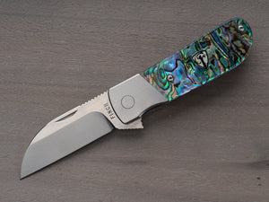 Finch Lucky 13 Abalone 154cm Folding Pocket Knife 600
