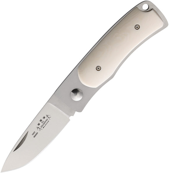 Fallkniven U1 Imitation White Elmax Stainless Steel Folding Pocket Knife U1EYC