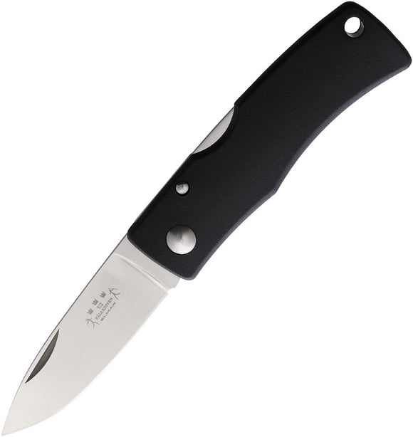 Fallkniven U2 Lockback Pocket Knife Black Grilon Folding Elmax Steel U2CYELMAX