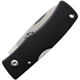 Fallkniven U2 Lockback Pocket Knife Black Grilon Folding Elmax Steel U2CYELMAX