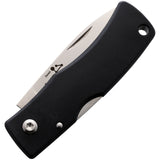 Fallkniven U2 Lockback Pocket Knife Black Grilon Folding SGPS Steel Blade U2CY