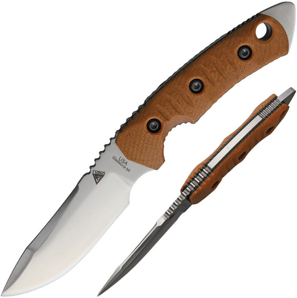 Fobos Knives Natural Tier 1 Mini Black Liner Fixed Blade Knife 02