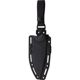 Fobos Knives Alaris Black Micarta Carbon Steel Fixed Blade Knife w/ Sheath 037