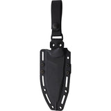 Fobos Knives Alaris Ivr/Red Micarta Carbon Steel Fixed Blade Knife w/Sheath 042