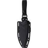 Fobos Knives Alaris Ivr/Blk Micarta Carbon Steel Fixed Blade Knife w/Sheath 045