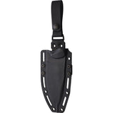 Fobos Knives Alaris Black Carbon Fiber Carbon Steel Fixed Blade Knife 048