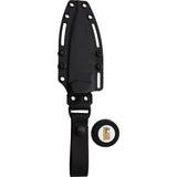 Fobos Knives Cacula Black Smooth G10 S35VN Fixed Blade Knife w/ Sheath 058