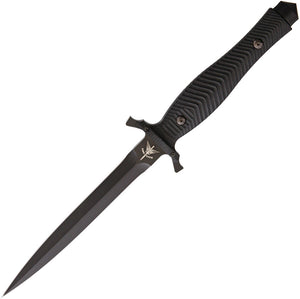 Fox The Elite Dagger 13" Black G10 Handle N690Co Fixed Knife w/ Sheath 0171100