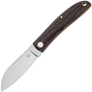 Fox Livri Slip Joint Ziricote Wood Folding Bohler M390 Steel Pocket Knife 273ZW