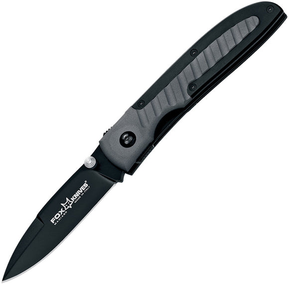 Fox Acquatone Linerlock Gray Aluminum Folding Bohler N690 Pocket Knife 4894
