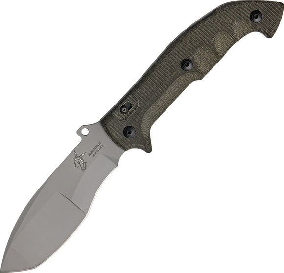 Fox Trakker Meskwaki Lockback Green Micarta Handle N690Co Folding Knife 500