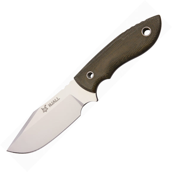 Fox Njall Green Micarta Handle N690Co Stainless Fixed Blade Knife w/ Sheath 511