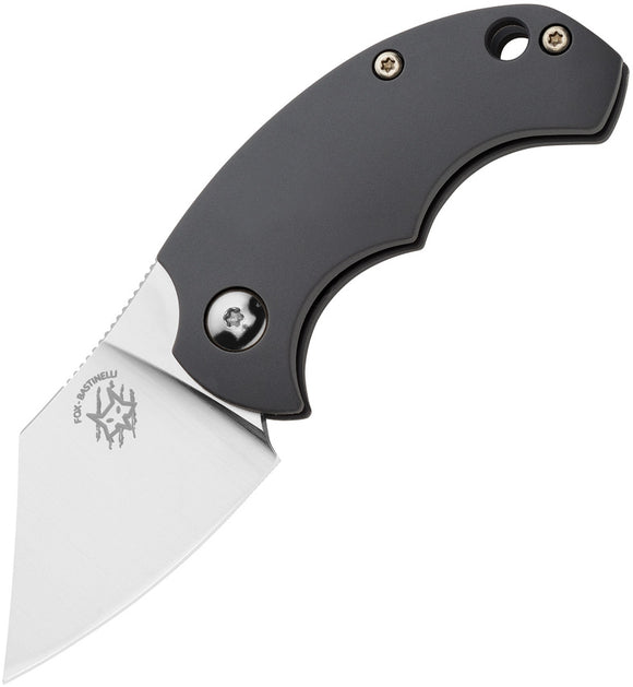 Fox Dragotac BB Folder Gray Handle Bastinelli Design N690 Folding Knife 519GR