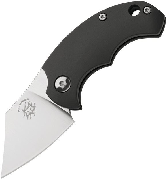 Fox Drago Folder Black Handle 440 Stainless Bastinelli Design Folding Knife 519