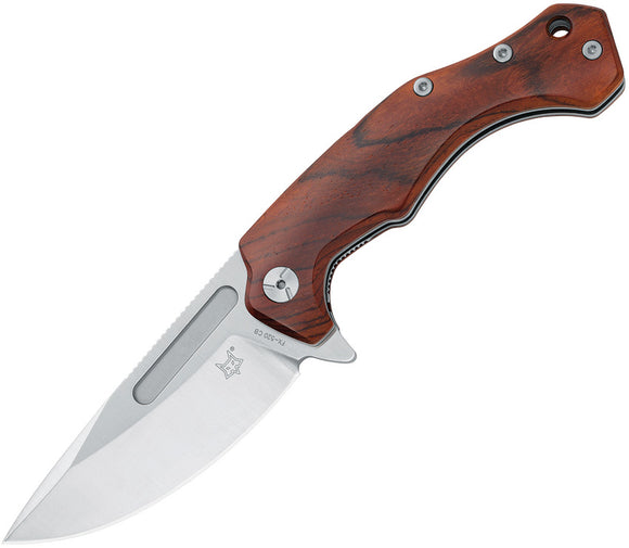 Fox Desert Fox Linerlock Cocobolo Wood Handle Bohler N690 Folding Knife 520CB