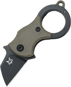Fox Mini-Ta Linerlock OD Green FRN Folding Stainless Steel Pocket Knife 536ODB
