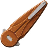 Fox Saturn Slide Lock Copper Aluminum Folding Bohler M390 Pocket Knife 511ALCO