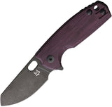 Fox Baby Core Linerlock Burgundy Micarta Folding M390 Pocket Knife 608LIMB