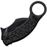 Fox Tribal K Karambit Linerlock Carbon Fiber & G10 Folding N690 Knife 802CG10