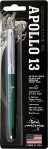 Fisher Space Pen Apollo 13 Space Green 5.13" Water Resistant Pen 001259