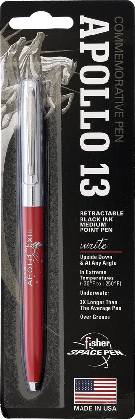 Fisher Space Pen Apollo 13 Space Red 5.13