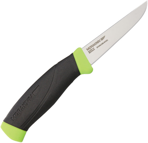 Mora Black/Green Fishing Comfort Fillet 90 Fixed Blade Knife 01452