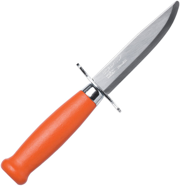 Mora Scout 39 Orange Wood Fixed Blade Knife w/ Sheath 01605