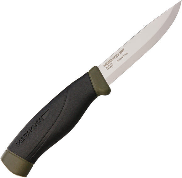 Mora Companion Heavy Duty Fixed Blade Knife Green Stainless w/ Sheath 01619