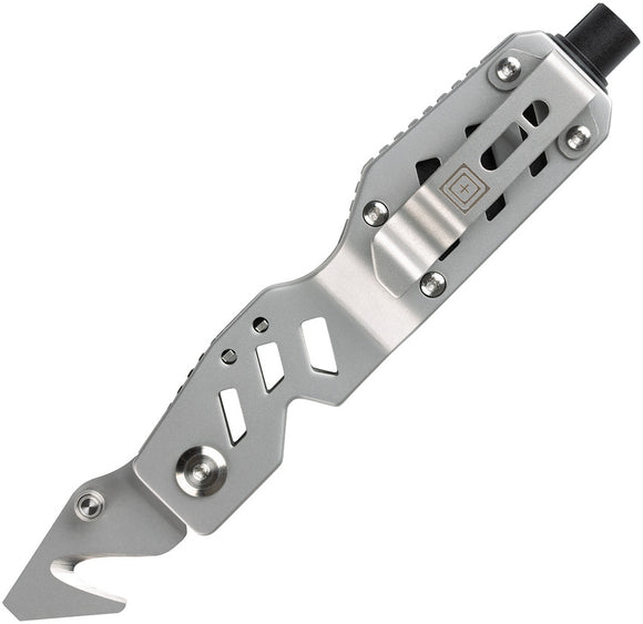 5.11 Tactical Escape Glass Breaker Belt Cutter Pry Gray Rescue Multi-Tool 51149
