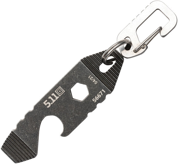 5.11 Tactical EDT Grey Stainless Pry Keychain Tool 56671