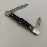 Frost Cutlery Whitetail Country Whittler Bone Folding Stainless Knife WT382RMS