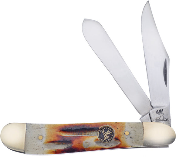 Frost Cutlery Dog Leg Trapper Second Cut Bone Folding Stainless Knife T951SC