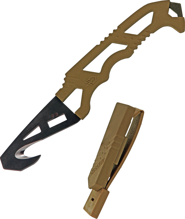 Gerber Crisis Hook Rescue Knife, Strap Cutter, Window Breaker, 8.1 Overall  - KnifeCenter - 30-000590