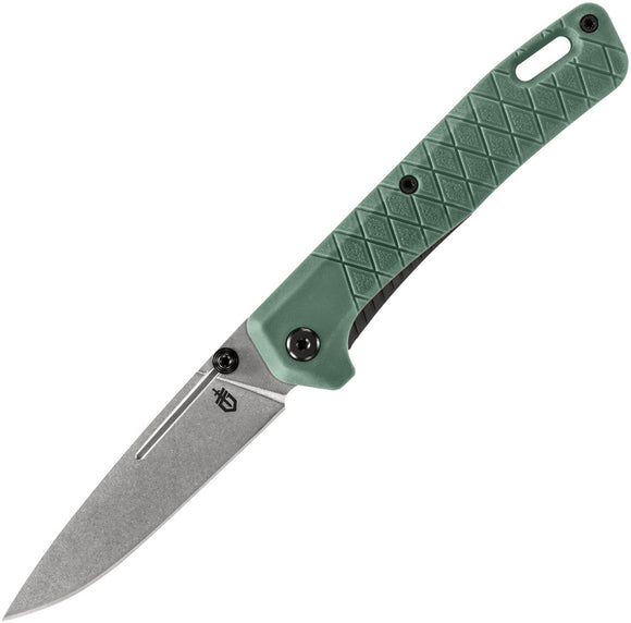 Gerber Zilch Linerlock Green GFN Folding Stainless Steel Pocket Knife 1067529