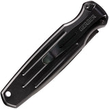 Gerber Automatic Mini Covert Knife Button Lock Black Aluminum CPM-S30V 1394