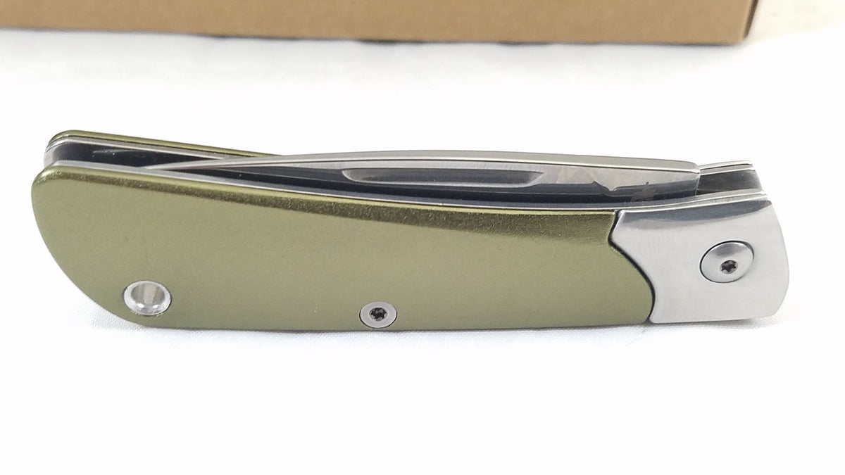 Gerber Wing Tip Green Slip Joint Folding Pocket Knfie 1701 Atlantic Knife Company