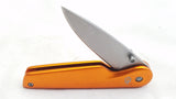 Gerber Airfoil Linerlock Orange Aluminum Handle Folding Pocket Knife 3050