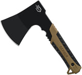 Gerber Pack Hatchet Coyote Brown FRN 9" Overall Stainless Full Tang Axe 3484   - On Sale