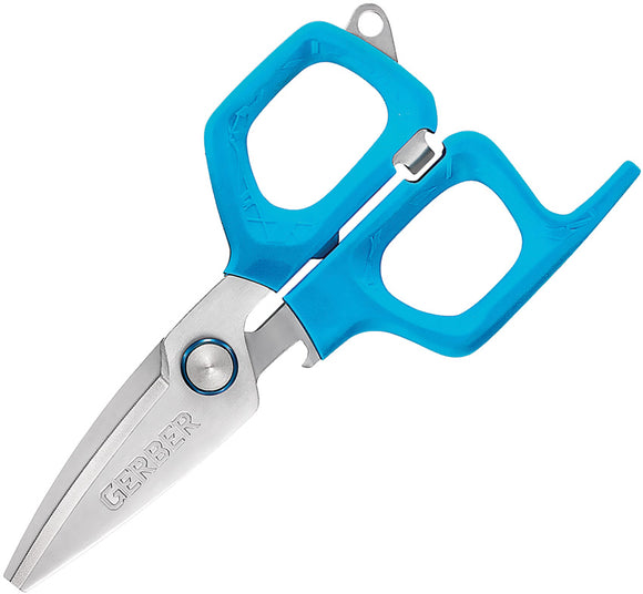 Gerber Neat Freak Braided Line Cutter Smoothj Blue 3Cr13 Steel Scissors 3553