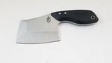 Gerber Tri-Tip Mini Cleaver Fixed Blade Knife Black Aluminum G3726