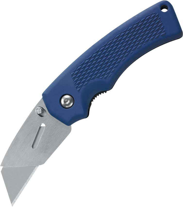 Gerber SuperKnife Edge Liner Lock Knife Blue Rubber-Blade HQ