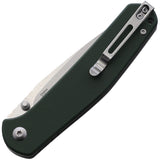 Ganzo Knives Linerlock Green G10 Folding 8Cr14MoV Drop Point Pocket Knife 6804GR