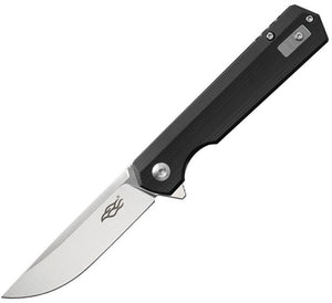 Ganzo Knives Firebird Pocket Knife Linerlock Black G10 Folding D2 Steel H11SBK