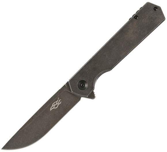 Ganzo Knives Firebird Framelock Black Stainless Folding D2 Pocket Knife FH13SS