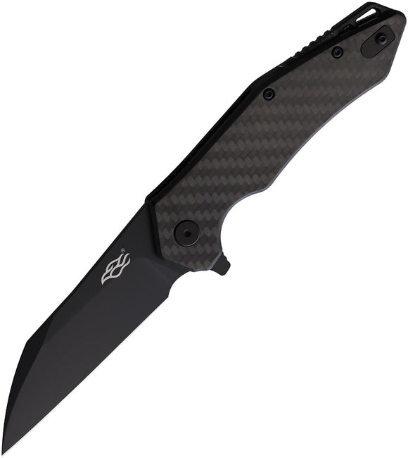 Ganzo Knives Firebird Linerlock Black Carbon Fiber D2 Tool Steel Folding Pocket Knife FH31BCF