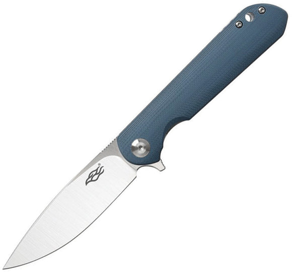 Ganzo Knives Firebird Linerlock Blue-Gray G10 Folding D2 Spear Pt Knife FH41GY